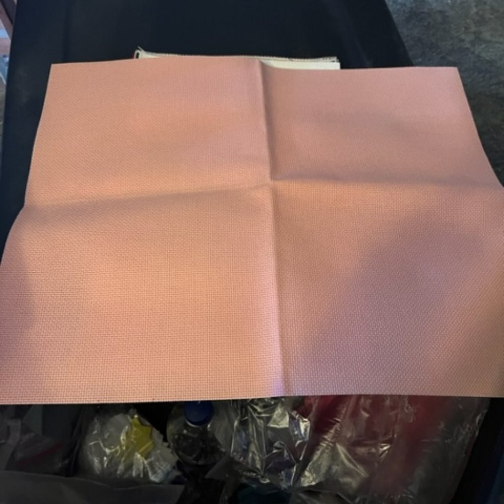 Lot of 6 different colors crossstitch fabric